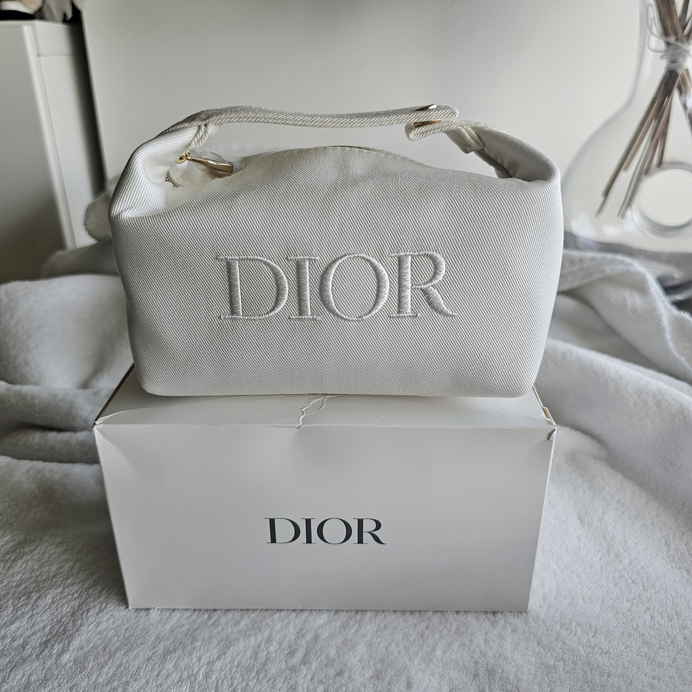 Dior White Canvas Women's Bag